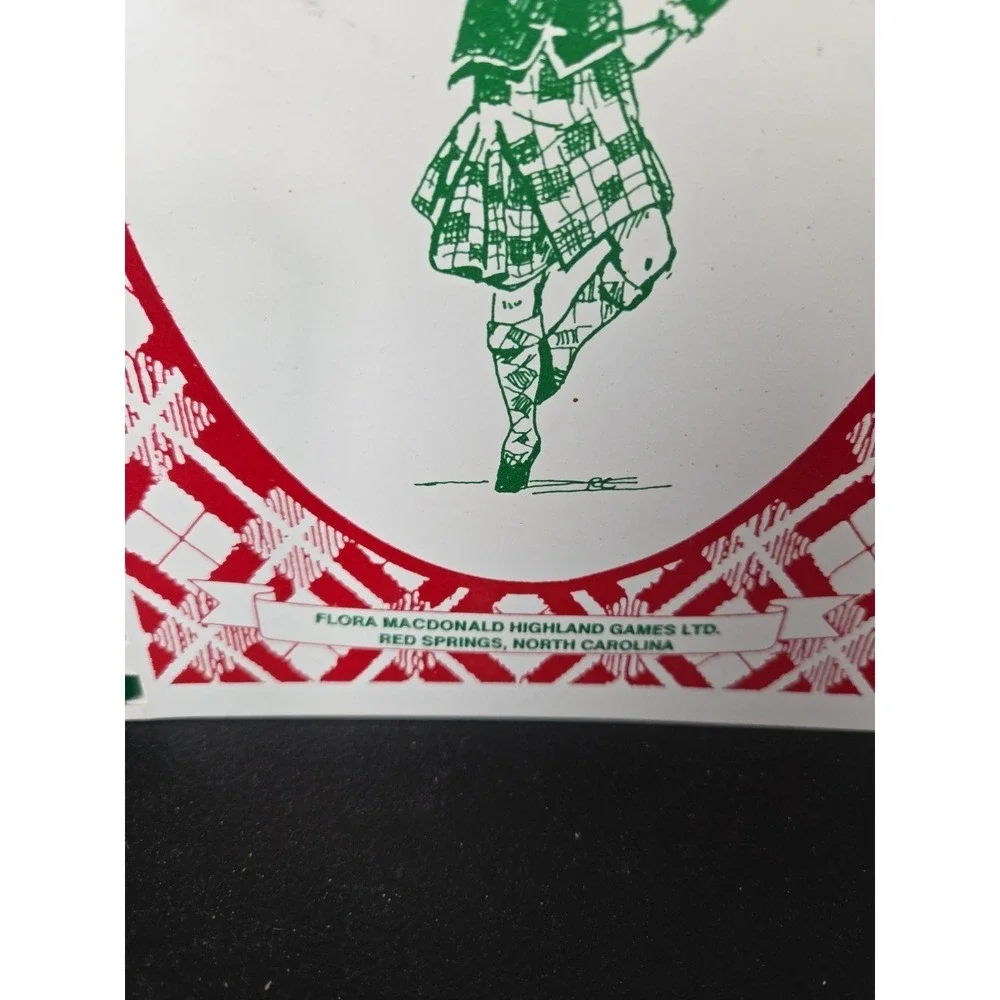 Flora Macdonald Highland Games, Inc. Cookbook Red Springs NC 1992